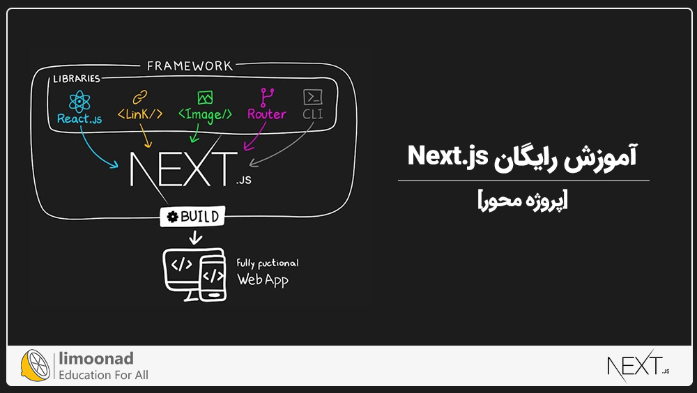 آموزش رایگان Next.js [پروژه محور]